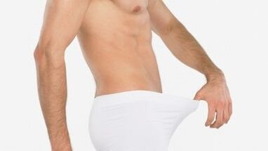 Natural exhaust in men when excited